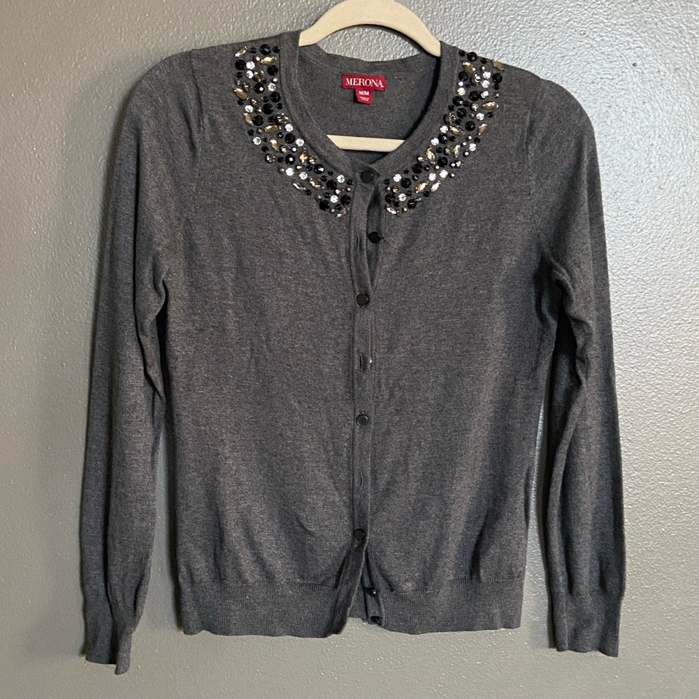 Merona beaded cardigan
